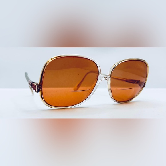 Vintage Silhouette M1131 Pink Translucent Oval Sunglasses Frames Only main image 4